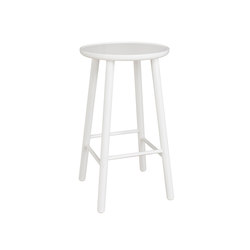ZigZag barstool 63cm white | Bar stools | Hans K