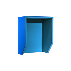 Wall Box 40 Ohne Steppung (Dachfläche immer ohne Steppung) Kantenausführung stoffbezogen innenliegend | Room in room | AOS