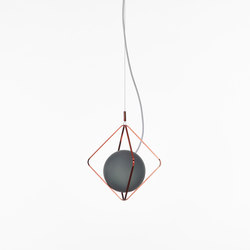 Jack O'Lantern Small Single Pendent Sphere PC1095 | Suspended lights | Brokis