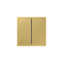 LS 990 | F40 push button classic brass | Push-button switches | JUNG