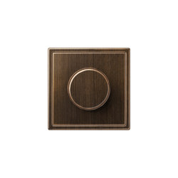 LS 990 | rotary dimmer antique brass | Switches | JUNG