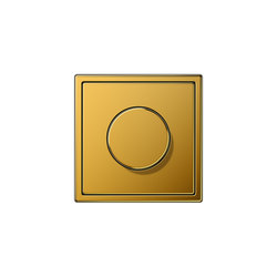 LS 990 | rotary dimmer gold 24 carat | Rotary switches | JUNG