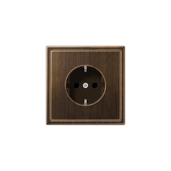 LS 990 | socket antique brass | Schuko sockets | JUNG