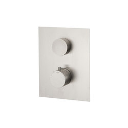 Emotion 5 mm shower flush-mounted with thermostat and 2-way diverter | Shower controls | CONTI+