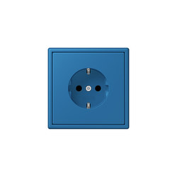 LS 990 in Les Couleurs® Le Corbusier | socket 32030 bleu céruléen 31 | Schuko sockets | JUNG