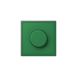 LS 990 in Les Couleurs® Le Corbusier | rotary dimmer 32050 vert foncé | Rotary switches | JUNG