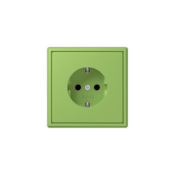 LS 990 in Les Couleurs® Le Corbusier | socket 32051 vert 31 | Schuko sockets | JUNG