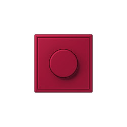 LS 990 in Les Couleurs® Le Corbusier | rotary dimmer 32100 rouge carmin |  | JUNG