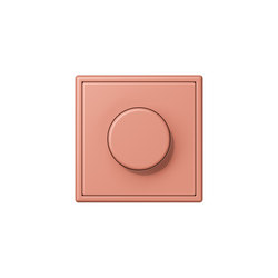 LS 990 in Les Couleurs® Le Corbusier | rotary dimmer 32111 l’ocre rouge moyen | Rotary switches | JUNG
