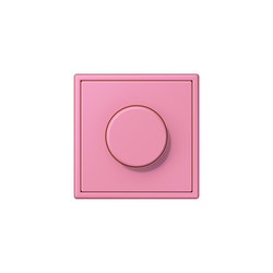 LS 990 in Les Couleurs® Le Corbusier | rotary dimmer 4320C rose vif | Rotary switches | JUNG