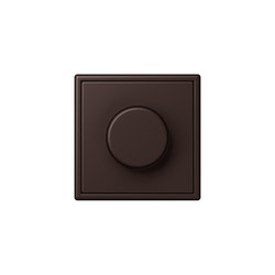 LS 990 in Les Couleurs® Le Corbusier | rotary dimmer 4320J terre d‘ombre brûlée 59 | Rotary switches | JUNG