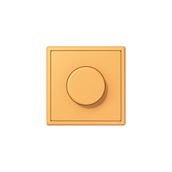 LS 990 in Les Couleurs® Le Corbusier | rotary dimmer 4320L ocre jaune clair | Rotary switches | JUNG