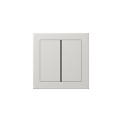 LS Design | F40 push button light grey | Push-button switches | JUNG
