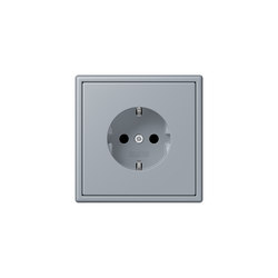 LS 990 in Les Couleurs® Le Corbusier | socket 4320O gris clair 59 | Schuko sockets | JUNG