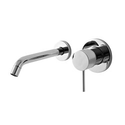 Pur single-lever concealed wall mounted mixer, chrome | Wash basin taps | CONTI+