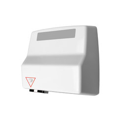 SteelTec Hand dryer, with IR sensor, white, AE | Hand dryers | CONTI+