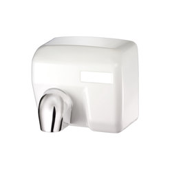 SteelTec Hand dryer, with IR sensor, white, MAXI | Hand dryers | CONTI+