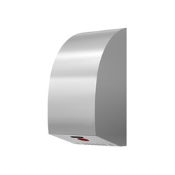 SteelTec hand dryer, with IR sensor, stainless steel, TURBO DESIGN | Bathroom accessories | CONTI+