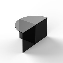 Fifty Circle - glass - black | Coffee tables | NEO/CRAFT
