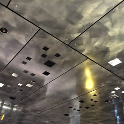 Custom Laser Cut Ceiling in Classic Metal Collection in  Graphic in Polycoat Matte | Metal sheets | Moz Designs