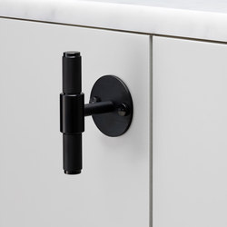T Bar | Plate | Black | Cabinet handles | Buster + Punch