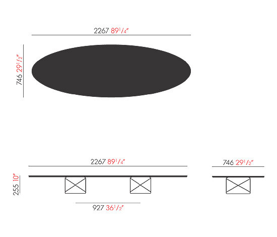 Elliptical Table ETR | Couchtische | Vitra