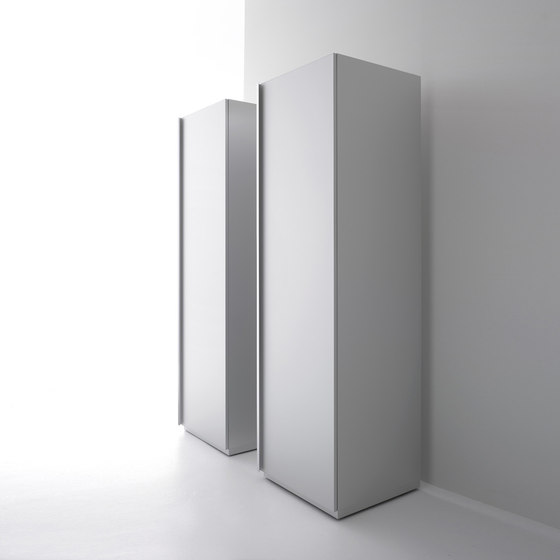 Aluminium Cabinet columns with doors* | Armoires | MDF Italia