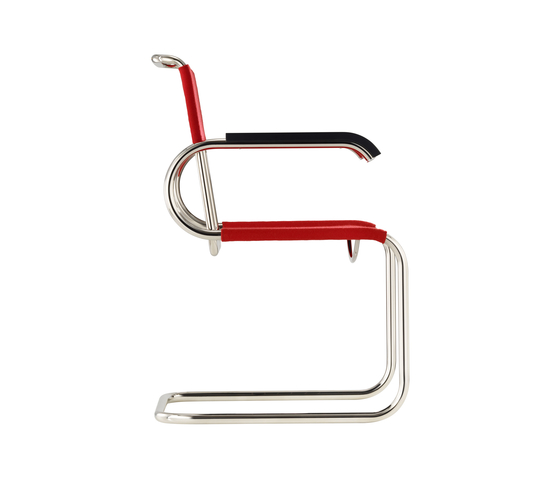 D40 Bauhaus-cantilever chair with armrests | Sillas | TECTA