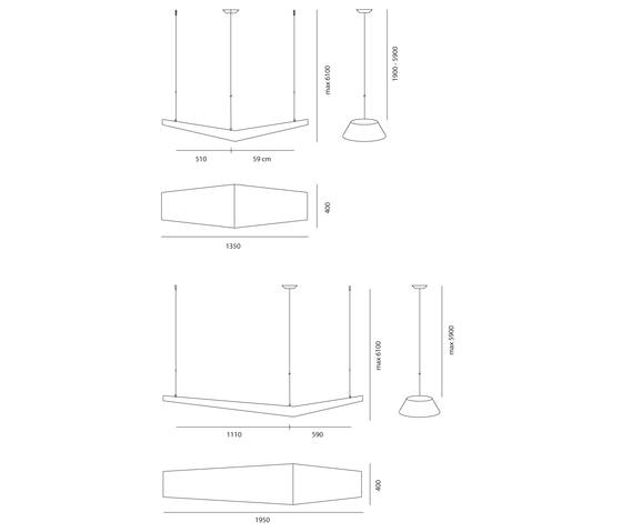 Mouette Symmetric Suspension | Lámparas de suspensión | Artemide