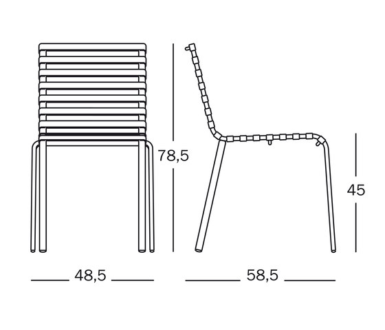 Striped Chair | Chaises | Magis