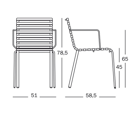 Striped Chair | Chairs | Magis