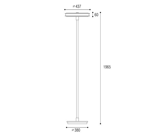 Trace Floorstanding | Lámparas de pie | QC lightfactory