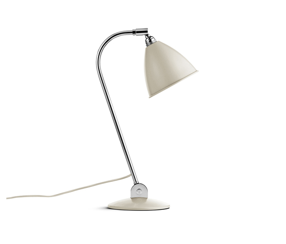 Bestlite BL2 Table lamp | Off-White/Chrome | Lámparas de sobremesa | GUBI
