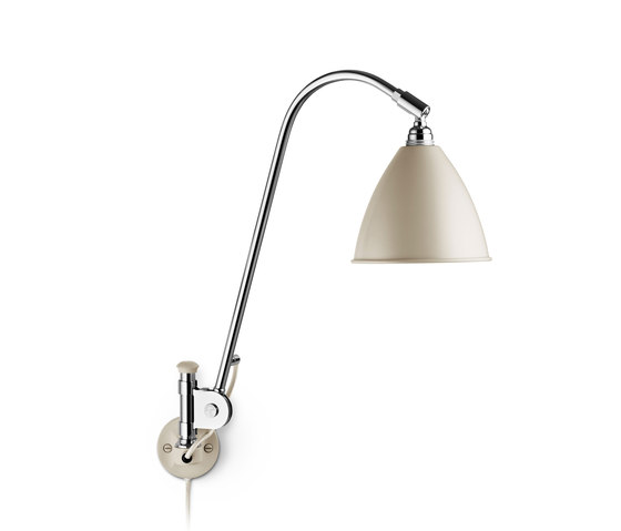 Bestlite BL6 Wall lamp | Off-White/Chrome | Wandleuchten | GUBI