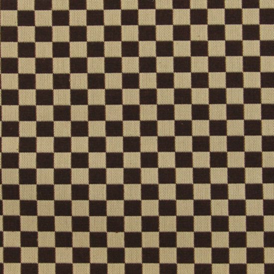 Checker 007 Siena Dark/Khaki | Upholstery fabrics | Maharam