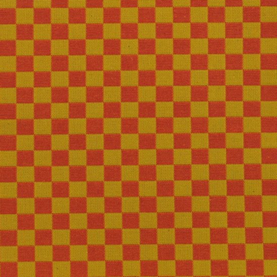 Checker 003 Red/Gold | Tissus d'ameublement | Maharam