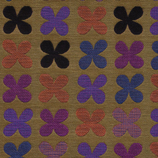 Quatrefoil 005 Violet | Upholstery fabrics | Maharam