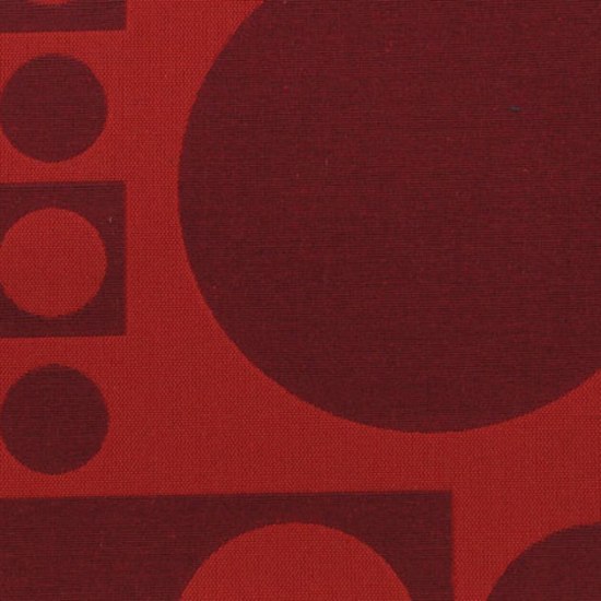 Geometri 002 Red/Carmine | Tejidos tapicerías | Maharam