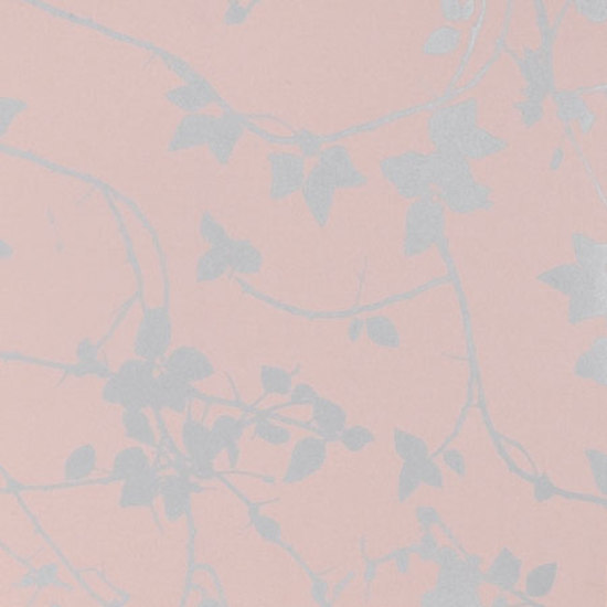 Briar rose/silver wallpaper | Wandbeläge / Tapeten | Clarissa Hulse