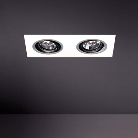 Flush dynamix 2x T5C + 2x ARIII | Lámparas empotrables de techo | Modular Lighting Instruments
