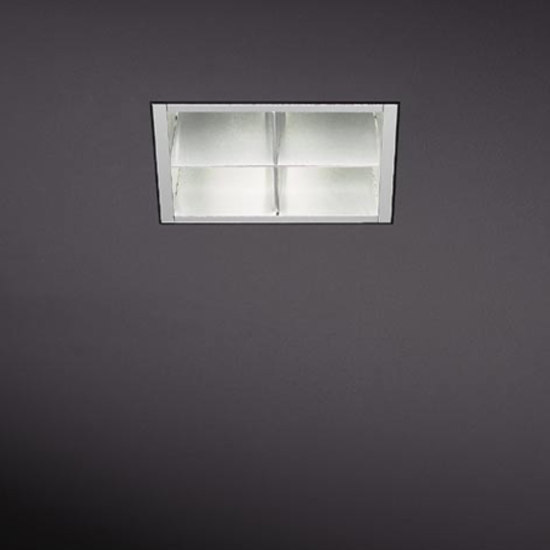 Multiple trimless 2x 18W TCD (+ louvre) | Recessed ceiling lights | Modular Lighting Instruments