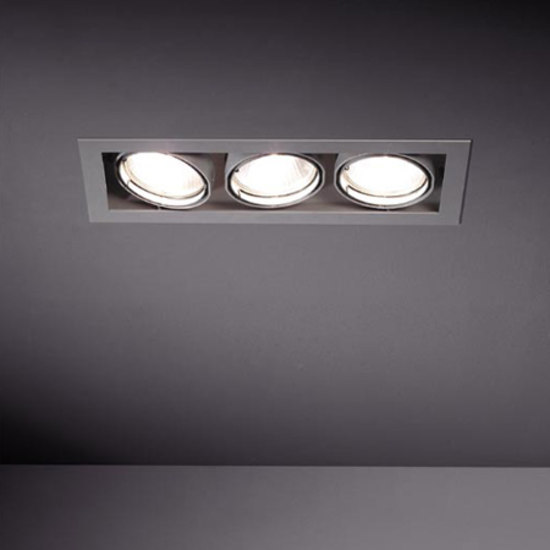 Multiple 3Lx CDM-T | Recessed ceiling lights | Modular Lighting Instruments