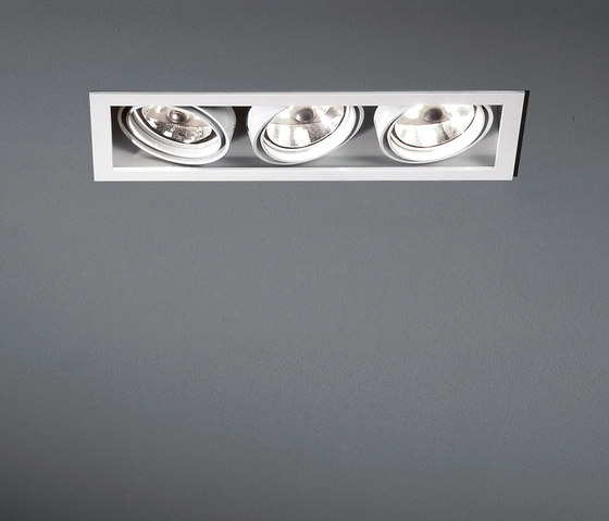 Mini multiple 3x AR70 GE | Lampade soffitto incasso | Modular Lighting Instruments