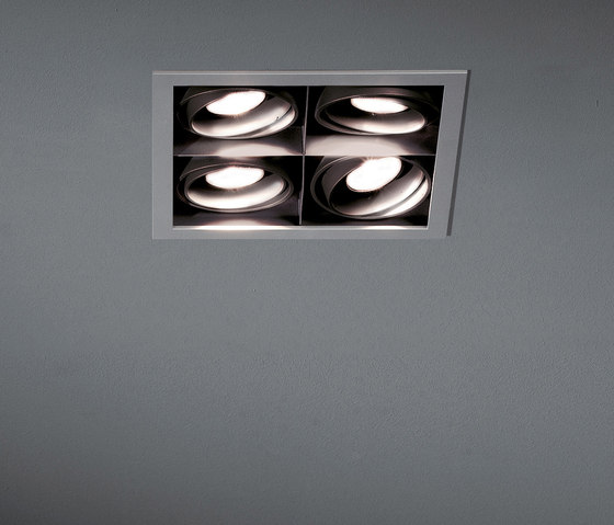 Mini multiple 4x MR16 GE | Recessed ceiling lights | Modular Lighting Instruments