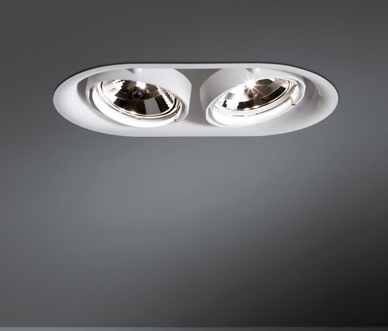 Thub metal 215 2x AR111 GE | Recessed ceiling lights | Modular Lighting Instruments