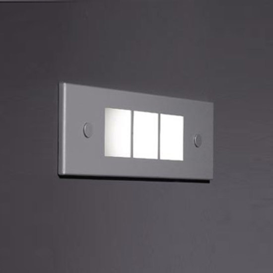 Quova cover 2470 squares | Recessed wall lights | Modular Lighting Instruments