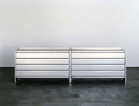 Aluminium shelves by Lehni | Sideboards