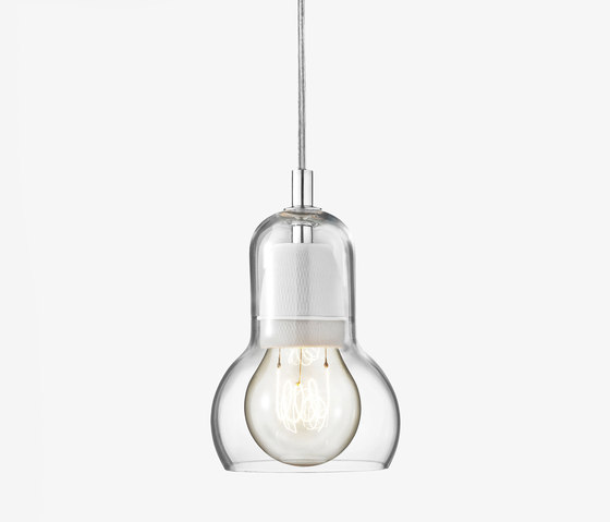 Bulb Pendant SR1 Clear & PVC Cord | Suspended lights | &TRADITION
