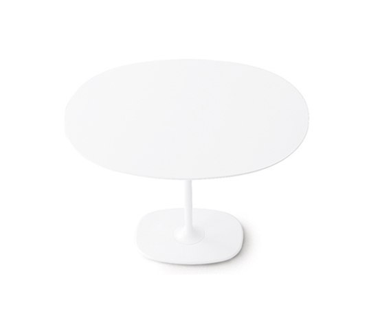 Dizzie | H 74 - Oval base | Dining tables | Arper