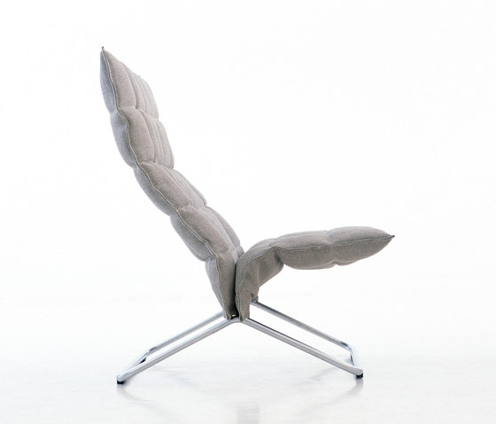 k Chair | wide | with Tubular Frame | Fauteuils | Woodnotes